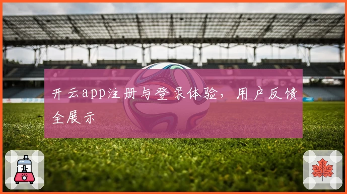 开云app注册与登录体验，用户反馈全展示